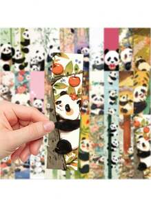 30pcs Cute Panda Shaped Bookmarks, Creative Design For Marking Books And Decorating Notes, Ideal Gift For Lovers