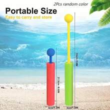 2 piezas/4 piezas/12 piezas/20 piezas Pistolas de agua de colores vibrantes para niños: juguetes de agua de verano para piscina y playa, mini lanzadores de agua de espuma EVA con mecanismo de retroceso, acción de disparo de agua divertida, diversión en la piscina | Juguetes de agua vibrantes | Pistolas de agua de Eva