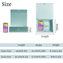 Personalized Magnetic Gift Box - 8.6x6x3.5 Inch Small Empty Cardboard Box For Graduation Gifts, Custom Keepsake Box For Grads, Best Graduation Present Packaging,Multi-Functional,Ornamental,Reusable,Exquisite,Stylish,High-Quality,Colorful,Modern,Custom,Personalized,Unique,Home Refresh,Wedding Essentials