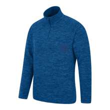 Mountain Warehouse Mens Snowdon II Fleece Top (Cobalt) - Royal Blue - View 2