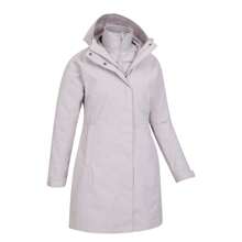 Mountain Warehouse Womens/Ladies Alaskan Long 3 In 1 Jacket (Light Beige) - 02 Light Beige - View 4