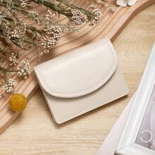 Minimalist Compact Coin Purse, High-End Girl Card Holder, Korean Style Solid Color Change Wallet - Multicolor - View 11