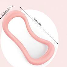 قطعة واحدة فتحة الكتف وضعية جميلة للظهر حلقة يوجا لياقة بدنية حلقة استرخاء وإطالة الأوتار، حلقة بيلاتس طري لشد الأنسجة الضامة حلقة لياقة بدنية - متعدد الألوان - مشاهدة 8