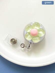 1pc Crystal Flower Expandable Clasp