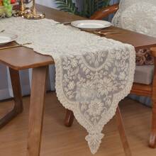 1 Pc Rope Embroidered Table Cloth, Table Runner, Doilies, Placemat,1 Pair Napkin(2 Packed Per Bag), Size: 85cm*85cm, 40cm*100cm, 40cm*120cm, 40cm*150cm, 40cm*40cm Square, 40cm Round, 28cm*28cm(Napkin), Traditional Style, Best Decoration For Dinning Table, Coffee Table, Suitable For Parties, Celebrations, Holidays And Daily Life.