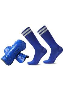 4 Pieces Soccer Shin Guards, Including Shin Sleeves With Optimised Insertion Pockets, Soccer Shin Guards, Shin Pads And Shin Sleeve - Soccer Protective Gear Shin Guards - Black - View 5