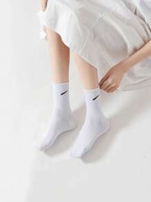 20 Pairs Of Random One Skim Candy Macaron Colored Socks For Boys And Girls, Suitable For Daily Campus Sports, Fashionable And Versatile, Skin Friendly, Comfortable, Breathable And Odor Proof, Suitable For Men And Women, And Suitable For Couples,Crew Socks