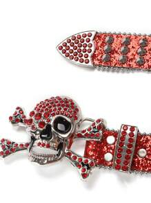1pc Unisex Fashion Street Hip Hop Style Rhinestone Skull Studded Choker, Music Festival Party Accessory