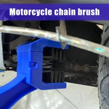 1 pieza Lavadora de cadena de bicicleta o motocicleta, cepillos para limpiar la suciedad de la cadena y los engranajes de la motocicleta, herramienta de cepillo de limpieza de cadena de bicicleta universal para bicicleta de montaña y motocicleta de uso pesado