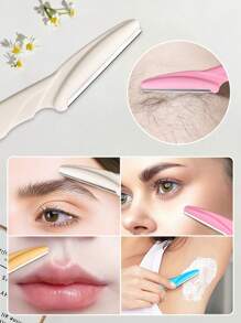 70/24/12/6pcs Set Multicolor Grooming Eyebrow Razor & Shaver Set, Eyebrow Trimmer & Shaver, Exfoliating Dermaplaning Tool, Body Hair Removal Trimmer And Face & Eyebrow Razor Set Long Handle Blade With Precision Cover Women Eyebrow Shaping Tools Suitable For Or Travel Use Multi-Function Eyebrow Trimmer, Sharp Stainless Steel Eyebrow Tools With Cover, For Eyebrow, Lip, Leg Hair & Gentle Effective Removal,Makeup,Cheap,Room Decor,Vanity,Travel,Bedroom,Makeup Accessories,Eyebrow Razor