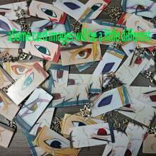 1pc Acrylic Keychain With Glowing Eyes, Popular Cartoon Character Accessory, Double-Layer Laminated - Multicolor - View 10