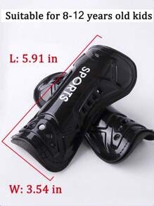 4 Pieces Soccer Shin Guards, Including Shin Sleeves With Optimised Insertion Pockets, Soccer Shin Guards, Shin Pads And Shin Sleeve - Soccer Protective Gear Shin Guards - Black - View 7