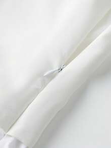 Women Ruffled Hem Strap Camisole Top - White - View 5