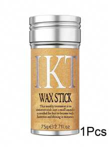 ikt 2支装发蜡棒，适用于打造顺滑假发造型，不油腻，可抚平毛躁和飞翘的头发