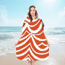 1 halat de baie de schimb, poncho de surf absorbant de apă, halat de baie cu glugă cu uscare rapidă, subțire, ușor, rezistent la vânt și UV, moale și cald, potrivit pentru înot, duș, scufundări, surfing pe plajă, călătorii de vară, vacanță, decor baie, articole esențiale pentru plajă