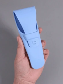 1pc High Quality Silicone Shaver Storage Bag, Universal Fit Razor Holder Cover For Travel, Hygiene And Razor Storage Box, Portable Protective Razor Sleeve, Protects Razor From Damage, Fresh Style For Travel Storage Bag, Makeup Bag, Cosmetic Bag, Vacation Organizer, For Home, Christmas Gift, For Teens, For Men. Bathroom Decor Fall Decor Back To School - Multicolor - View 5