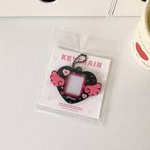 照片钥匙扣架 Y2K 钥匙扣饰品配件 DIY 照片相框钥匙圈迷你相册钥匙扣 Kpop 物品、学校用品、返校