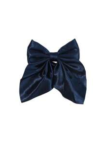 1 pièce nœud papillon personnalisé avec nom, nœuds papillons pour les cheveux des filles. Barrettes à pince alligator avec nœud papillon de couleur unie. Barrettes élégantes en ruban de satin unicolore. Accessoires pour cheveux pour filles, cadeaux de mariage et d'anniversaire, accessoires de cheveux pour mariée et tout-petits