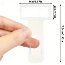 5pcs Self-Adhesive Car Interior Accessories Front Window Visor Card Clip, Can Clip Receipts, Access Cards, Business Cards, Parking Permits With Clear View, Car Storage Organizer