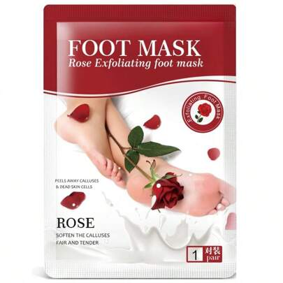 Máscara de Pé Meia Esfoliante Remove Pele Morta Par Clássica Peeling Hidratante