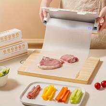 1 Pack Disposable Cutting Board, Portable Cutting Mat, Food Safe With Easy Cut Slider, Clear Roll, Easy Clean-Up For Kitchen, Outdoor Camping, Picnic, Traveling, BBQ, RV