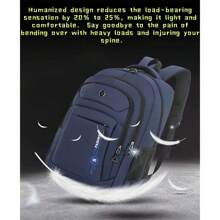 Unisex Fashion Backpack: Suitable For School, Work Or Travel - Soft Shell, Oxford Cloth And Zipper Closure - Multicolor - View 7