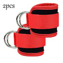 Fitness Ankle Straps-Ankle Strap For Cable Machine-Adjustable D-Ring,One Size Fit With Premium Padding, Glute Kickback Ankle Strap, Ankle Cable Straps For Workout, Booty Workout, Leg Extension, Hip Abductors & Lower Body Exercises.