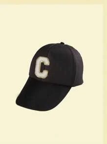 1pc A-Z Letter Kids Baseball Cap, Casual Solid Color Snapback Hip Hop Hat, Unisex Sun Protection - Multicolor - View 27