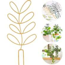 1 件植物棚架、植物网格棚架、藤蔓攀爬支架、装饰框架、花园盆栽植物装饰、家居装饰礼物 - 彩色 - 查看 4