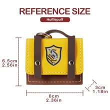 Miniso Harry Potter Series College Style Leather Earphone Bag Hufflepuff Pro (1 PC)