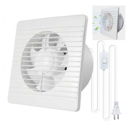 Extractor de Aire Silencioso Ventiladores Elimina Olores, Vapor y Húmedad para Baño Cocina 4 Silencioso