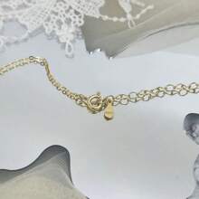 1pc Classic & Fashionable Clavicle Necklace - 925 Sterling Silver Material, Elegant & Minimalist Style, O-Shape Extended Chain, Suitable For Most, No Seasonal Restriction, Suitable Mother's Day Gift - Rose Gold - View 6