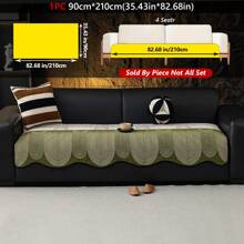 1PC Special-Shaped Leather Sofa Cushion Room Decoration Bedroom Light Luxury Senior Sense Four Seasons General Non-Slip Sofa Cover Can Be Washed Suitable For Living Room Bedroom Office Room Decoration Pet Anti-Dirty Sofa Cushion Couch Cover Sofa Covers Living Room Decor