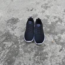 2025 New Women Casual Sports Shoes, Soft Outsole Black Mesh Breathable Running Shoes, Suitable For All Seasons