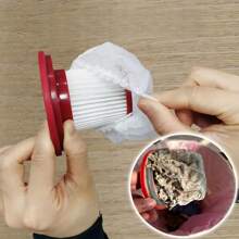 50/100件一次性吸尘器过滤网 通用配件 吸尘器过滤器配件 无纺布滤网罩 滤芯网 适用于家用手持吸尘器 让清洁更轻松 - 白色 - 查看 12