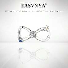 Easvnya New Silver Infinity Love Series Charms, Suitable For DIY Bracelet Necklace Minimalist Pendants, Fashionable Jewelry Making Accessories, Women Birthday Party Gift
