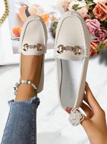 Women's Flat Casual Soft Sole Loafers, Fashion Comfortable Slip-On Nurse Work Shoes, Lightweight And Versatile Mom Shoes