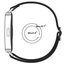Kompatibel mit Huawei Band 10/9/8 Fitness Armband Elastisches Nylon Armband, gewebtes elastisches Ersatzarmband, Sportarmband