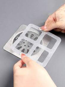 10/30/50/100片装地漏贴纸 厨房防堵塞过滤器 厕所浴室下水道毛发过滤器贴纸 一次性地漏贴纸 浴室配件 浴室工具 - 彩色 - 查看 12