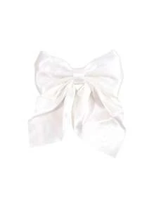 1 pièce nœud papillon personnalisé avec nom, nœuds papillons pour les cheveux des filles. Barrettes à pince alligator avec nœud papillon de couleur unie. Barrettes élégantes en ruban de satin unicolore. Accessoires pour cheveux pour filles, cadeaux de mariage et d'anniversaire, accessoires de cheveux pour mariée et tout-petits