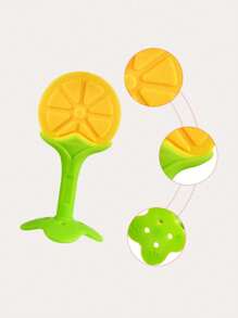 Giocattoli da dentizione per bambini a forma di frutta, ciucci in silicone adatti per neonati e bambini, regali (alcune parti possono essere casuali). Giocattoli da dentizione, regali di Ognissanti (stili casuali)