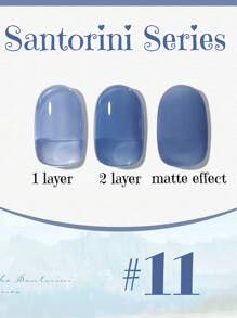 10ml Spring Summer Santorini Series Blue Green Gel Nail Polish 2025 New Internet Celebrity Popular Ice Transparents Blue Nail Professional For Nail Salons Nail Art Nail Supplies