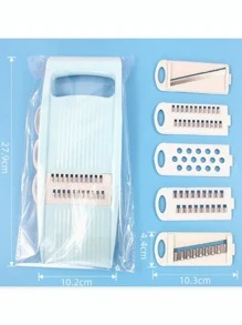 5 In1 Vegetable Fruit Slicer Multifunctional Manual Food Grater Cutter Potato Household Chopper Kitchen Veggie Dicer Gadgets - Multicolor - View 8