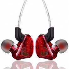 In-Ear Wired Earphones With Dynamic Driver, Metal Noise-Proof Headphones With Inline Control, Earphones For Gaming And Music