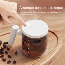 Taza De Agitación Automática Taza De Café Mezclar Café 400ml,Taza de autoagitación, Taza de café eléctrica con diseño de marcas de escala