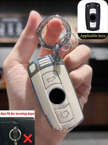 1 Pc TPU Car Key Protection Cover, Fit For BMW E90 E60 E70 E87, 3 5 6 Series, M3 M5 X1 X5 X6 Z4, E71 E72 E88 E89 E91 E92 Models, Keyless Car Accessories