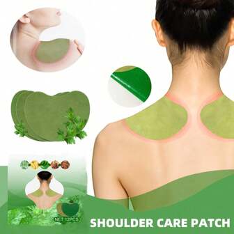 100pcs, Mugwort Shoulder Patches, Crescent-Shaped, Natural Herbal Heating Patches. Comfortable And Breathable, Suitable For The Neck, Shoulders, Waist, And Hands. Gentle And Non-Irritating, An Essential Item For Daily Care In Every Household.