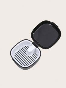 1pc Portable Denture And Invisible Braces Soak Box, Plastic, Retainer Cleaning Box, Orthodontic Mouthguard Container, Compact Storage For Dental Appliances, Professional Oral Care Storage Case (Braces Not Included) - Multicolor - View 16