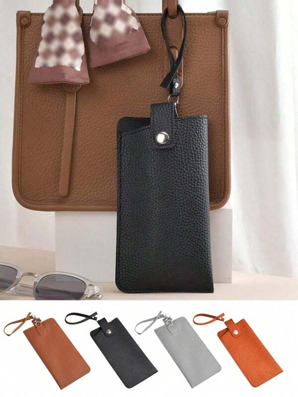 1/2pcs Glasses Organizer Bag,Portable Sunglasses Storage Pouch,Fashionable Versatile Eyeglass Holder, Glasses Case For Women, Travel Sunglasses Protective Cover,Travel-Friendly, And Durable Design