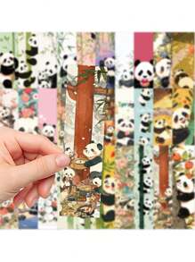 30pcs Cute Panda Shaped Bookmarks, Creative Design For Marking Books And Decorating Notes, Ideal Gift For Lovers